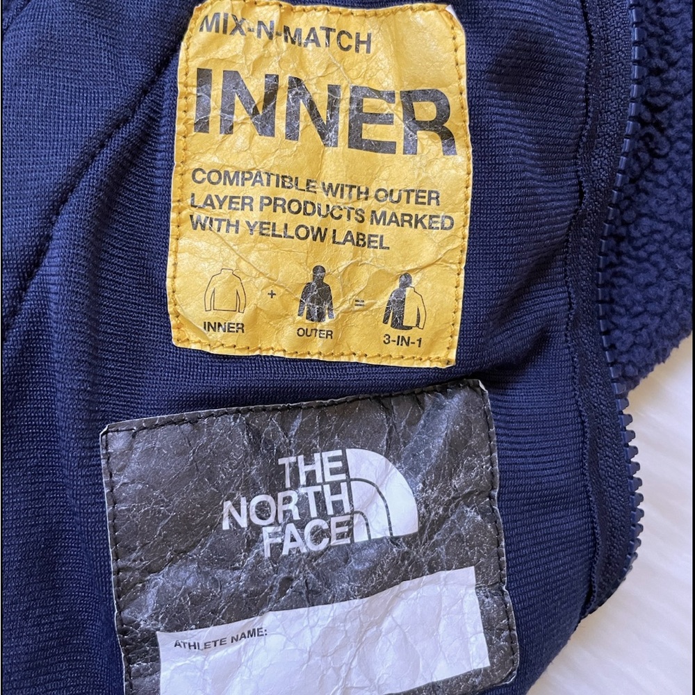 The North Face Boys’ Sherpa Fleece Navy Jacket - Picture 9 of 12